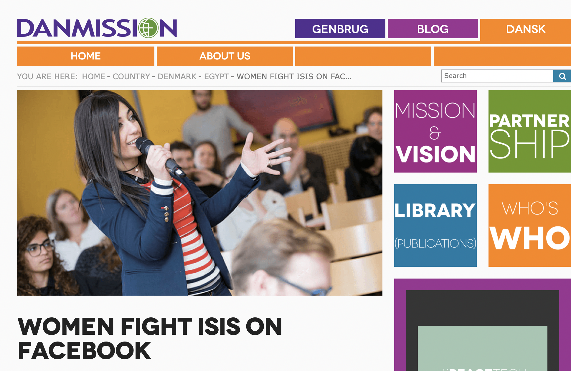 DANMISSION- Women fight ISIS on Facebook